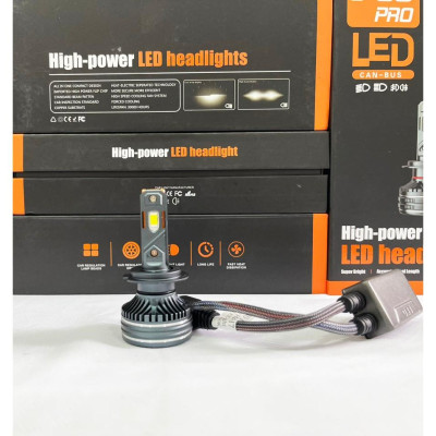 Đèn Pha/ Cos Ô tô VinFast, Đèn Led VF3/ VF5-Pro 6000K Canbus cắm chân đèn nguyên bản dòng cao cấp ống đồng đen siêu bền