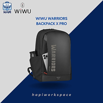 Balo chống thấm nước hàng chính hãng WiWU Warriors X Pro 15.6 inch: Cordura 1000D Nylon, da PU, chống sốc, giữ form