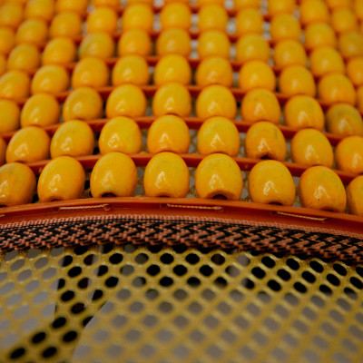 Tựa Lưng Đan Gắn Hạt Massage Hạt Gỗ Ô Tô Xe Hơi Văn Phòng=