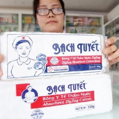 GÒN Y TẾ ZIGZAG 100GR BẠCH TUYẾT