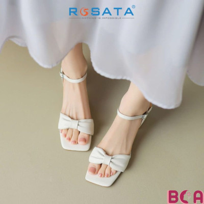 Giày Hở Mũi Đính Nơ Cao Gót 4 Phân RO693 ROSATA tại BCASHOP Duyên Dáng, Thanh Lịch Cho Nàng Công Sở