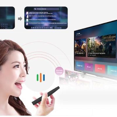 Smart box android tv Q mới có điều khiển giọng nói tiếng việt hỗ trợ bluetooth Wifi băng tần kép cài sẵn chương trình tivi và xem phim HD miễn phí vĩnh viễn - Hàng nhập khẩu