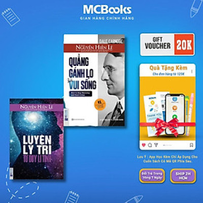 Sách - Quẳng Gánh Lo Và Vui Sống + Luyện Lí Trí - Combo 2 Cuốn - MCBooks