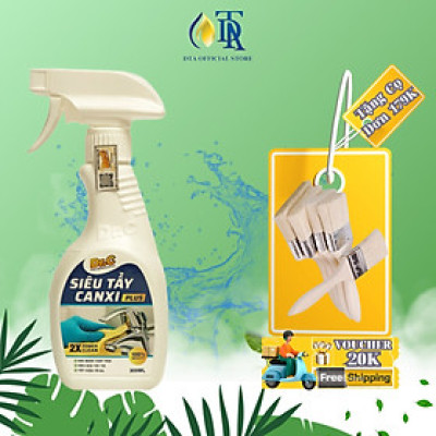 Tẩy Cặn Canxi Nhà Tắm,Tẩy Vách Kính Vòi Sen Inox,Tẩy Ố Vàng Nhà Vệ Sinh Lavabo- Plus Dr.C 300ml