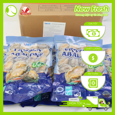[GIAO NHANH HCM] Bào Ngư Nissi Đông Lạnh - Túi 1Kg (10-12 con)