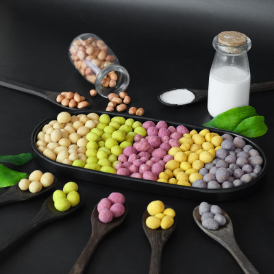 Đậu phộng sữa chua 320g DGfoods/Natural multi-colored yogurt coated peanuts/ăn chay/Đặc sản Cần Thơ,HVNCLC