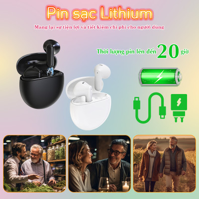 Máy trợ thính không dây Funmic EN-IA008A - Thiết kế thông minh hiện đại