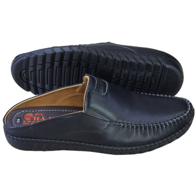 Dép bít mũi nam da bò thật HÀ NAM cao cấp GSB2046