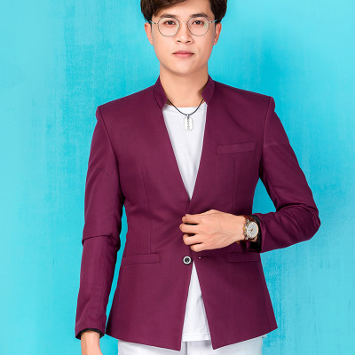 Aó vest Cách tân giả vest Titishop AKN497 Đỏ đô