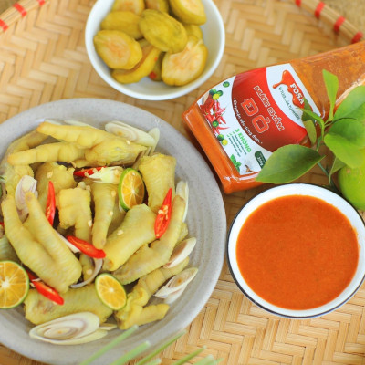 Nước chấm Đỏ Fosa, muối ớt tắc tươi ngon cho hải sản và BBQ, chay mặn đều dùng được
