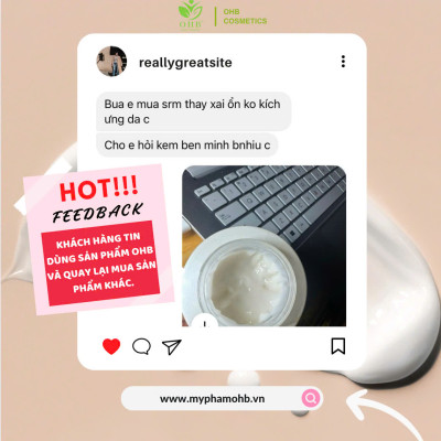 Kem hỗ trợ mờ nám OHB MELASMA TREATMENT CREAM 50g.