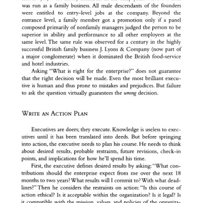 The Effective Executive: The Definitive Guide to Getting the Right Things Done (Harperbusiness Essentials)