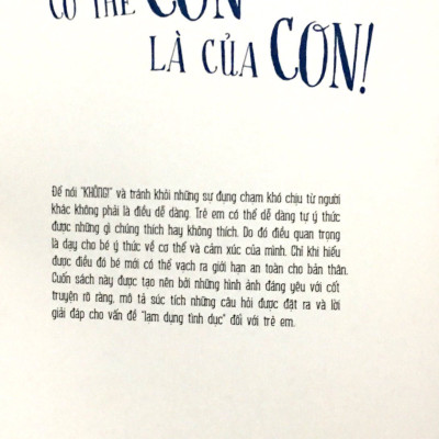 Cơ Thể Con Là Của Con (Tái Bản 2018)