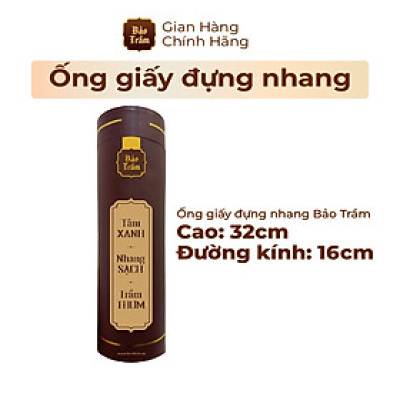 [ QUÀ TẶNG TRẢI NGHIỆM ]  Ống Giấy Đựng Nhang – Bảo Trầm | Bảo quản trầm thanh, tiện lợi, thẩm mỹ