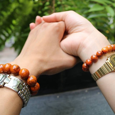 Vòng Tay Gỗ Nu Huyết Long (BH642) Trừ tà ma, giảm tai ương - đem lại tài lộc, sức khỏe, bình an - Bracelet of HAHANCO