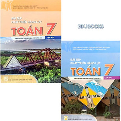 Combo Bài tập phát triển năng lực Toán 7 - Tập 1, 2