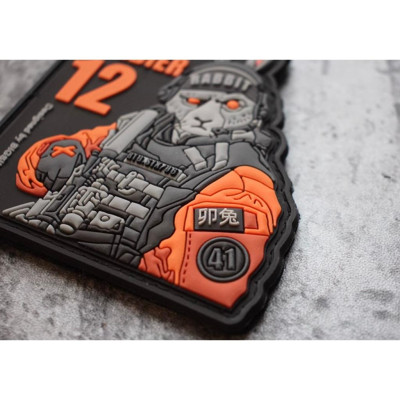 Patch_velcro chiến binh thú Beast Soldier_PVC Patches for Clothing Bag