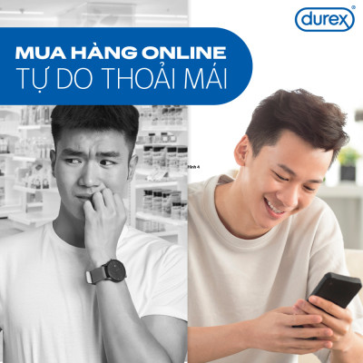 Bộ 2 hộp bao cao su Durex Invisible siêu mỏng (52mm, 10 bao/hộp)+ 1 Durex Naughty Chocolate hương choco (52mm, 3 bao/hộp)