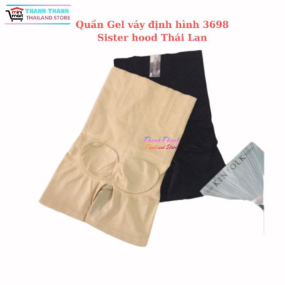 Quần gel bụng định hình, nâng mông dạng đùi 3698 SH Thái Lan – chất vải lưới định hình, có thanh chống cuộn