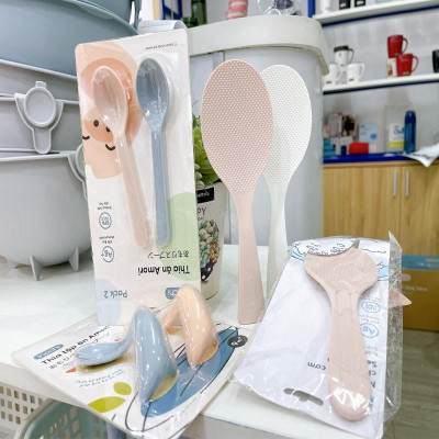 Bộ 02 Thìa (Muỗng) Tập Ăn Cho Bé  Amori INOCHI