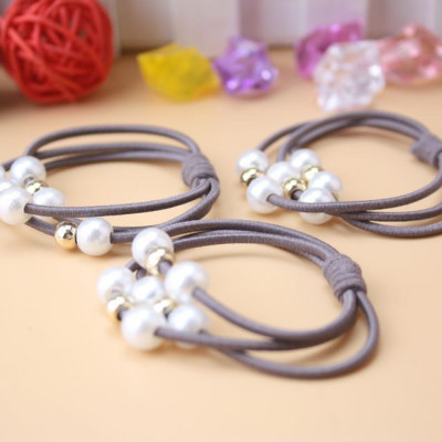 Đồ buộc tóc xinh xắn, 5 chun buộc tóc đính hạt nhiều màu cực đẹp SC24