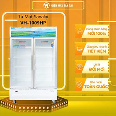 TỦ MÁT SANAKY 900 LÍT VH-1009HP ĐỒNG (R134A)  (HÀNG CHÍNH HÃNG) (CHỈ GIAO HCM)