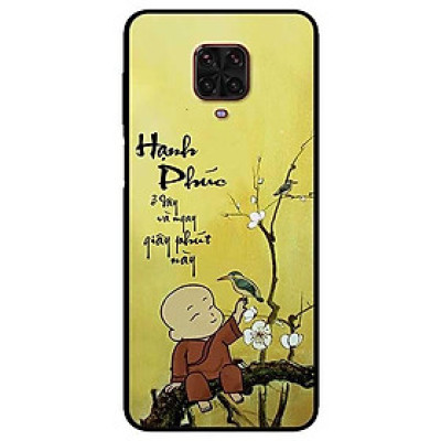 Ốp lưng dành cho Xiaomi Mi Redmi Note 9s - Note 9 Pro - Note 9 Pro Max - mẫu Hạnh Phúc Chú Tiểu Hoa Trắng