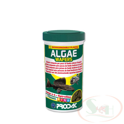 Thức ăn cá Prodac Algae Wafers tầng đáy viên tảo chìm bể cá pleco tép thủy sinh cảnh