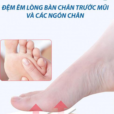 2 cặp lót giày cao gót mũi nhọn giảm size cho giày bị rộng, thoáng khí và êm chân- buybox - BBPK55