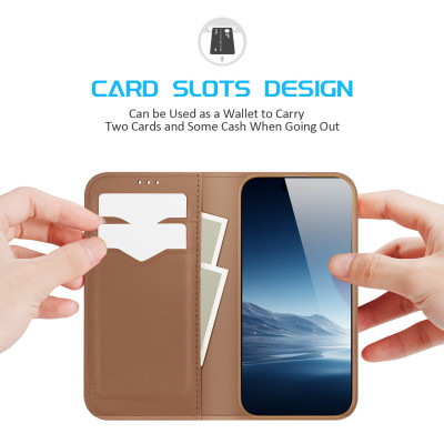 Bao da Dux Ducis cho iPhone 16 , 16 Plus , 16 Pro Max , 16 Pro dạng ví - hàng chính hãng 