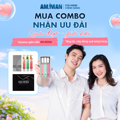 Xịt Thơm Miệng AM-MAN MOUTH SPRAY 10ml Cho Nam Nữ Vị Trái Cây Tự Nhiên Cho Hơi Thở Thơm Mát