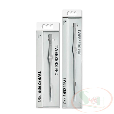 Nhíp Chihiros Tweezers Pro 20, 27 cm mũi thẳng cong ghim trồng cây bể thủy sinh cá tép