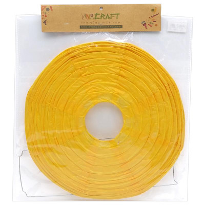 Lồng Đèn Giấy Trơn Tròn 30 Cm Vinacraft - Màu Vàng