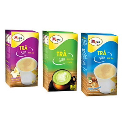 Combo Bột trà sữa (Matcha, Vanilla, Hazelnut)