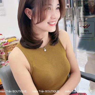 Áo croptop nữ Hiền Trần BOUTIQUE chất thun tăm kiểu ôm body rút dây 2 bên trơn co giãn thoáng mát freesize ngắn tay thun đẹp