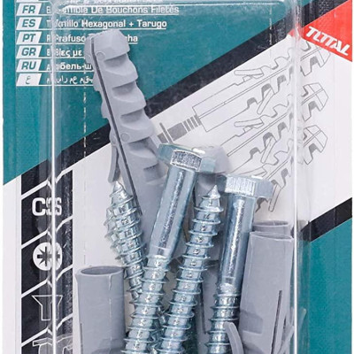 BỘ 5 TẮC KÊ VÍT ST6.5X65MM TOTAL WJSPK7006512 - HÀNG CHÍNH HÃNG