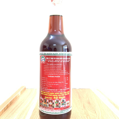Nước mắm cá thu Cao Đạm cao cấp 30 độ đạm, dung tích 650ml