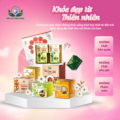 Trà Sơn Mật Hồng Sâm Hộp 30 Túi Lọc Của Siêu Thị Thiên Nhiên