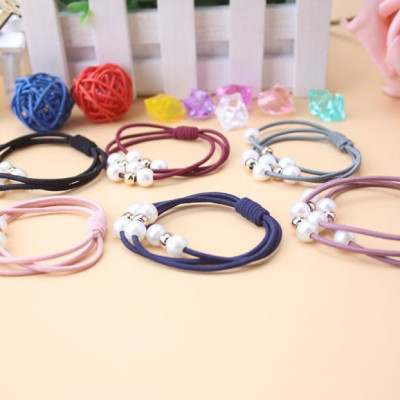 Đồ buộc tóc xinh xắn, 5 chun buộc tóc đính hạt nhiều màu cực đẹp SC24