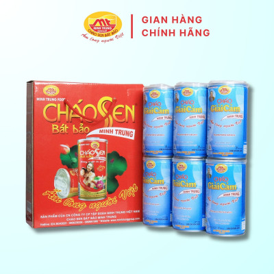 Cháo giải cảm Minh Trung 365g - Cháo Giải Cảm 6 (combo 6 lon)