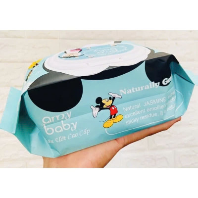 Khăn Giấy Ướt Cao Cấp Kháng Khuẩn, Không Mùi 650G