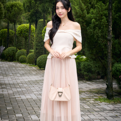 Túi Yuumy ( Thời trang nữ thiết kế khoá cách điệu sang chảnh size 26 - Túi đeo vai da Seasand YN296 )