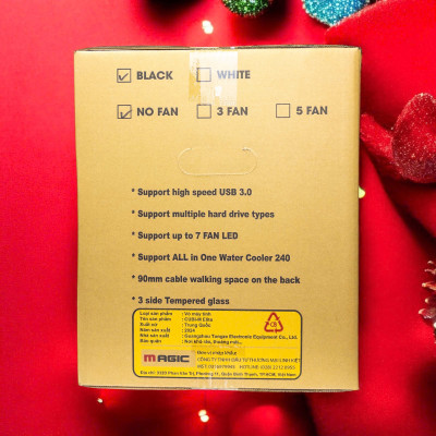 CASE MAGIC CUBI-M ELITE (M-ATX) - Hàng chính hãng