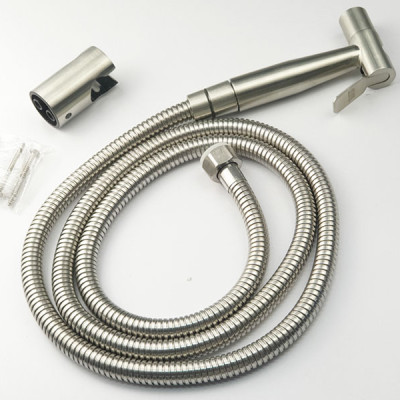 Bộ vòi xịt vệ sinh Inox SUS 304 Eurolife EL-X04 (Trắng vàng)