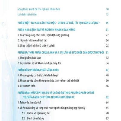 Nước Ép Trị Liệu Và Chế Độ Ăn Theo Phương Pháp Cơ Thể Tự Chữa Lành