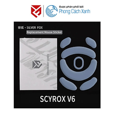 Feet chuột PTFE Unusual Way Sport Silver Fox - Scyrox V6 (1 bộ) - Hàng Chính Hãng