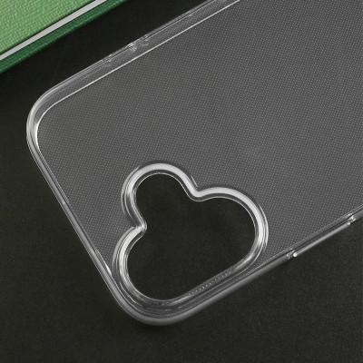 Ốp lưng dành cho iPhone 16, iPhone 16 Pro, iPhone 16 Plus, iPhone 16 Pro Max silicon TPU dẻo trong suốt siêu mỏng chống sốc cao cấp - Hàng chính hãng.