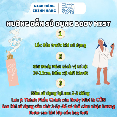 Body Mist Bath And Body Works Nam Nữ Chính Hãng In The Stars, Xịt Thơm Body Toàn Thân Hương Nước Hoa 236ml