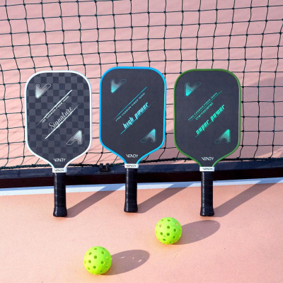 Vợt Tập Pickleball VENDY Signature 18K Carbon Fiber 16mm - Hàng Chính Hãng (1 Cái)
