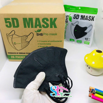 Thùng khẩu trang 5d SHB pro mask nguyên thùng, 5d mask hàn quốc cao cấp